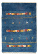 Gabbeh Persisch Teppich 63x87cm - Perserteppich Wollteppich - mehrfarbig