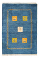 Gabbeh Persisch Teppich 59x89cm - Perserteppich Wollteppich - mehrfarbig