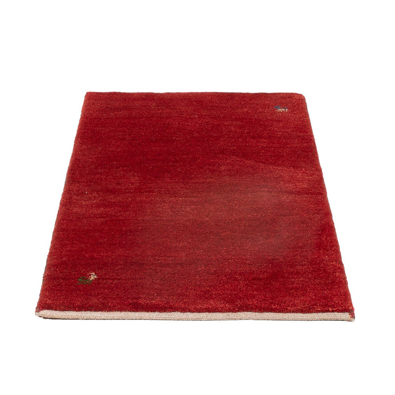 Gabbeh Persisch Teppich 64x87cm - Perserteppich Wollteppich - rot