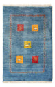 Gabbeh Persisch Teppich 59x87cm - Perserteppich Wollteppich - mehrfarbig