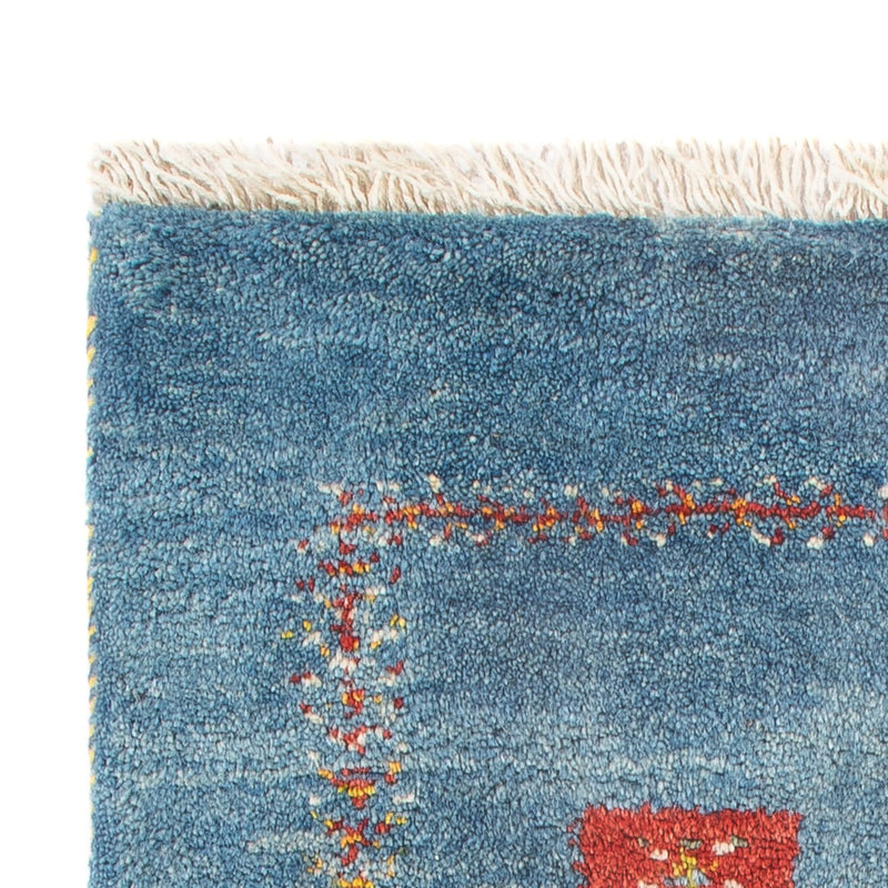 Gabbeh Persisch Teppich 59x87cm - Perserteppich Wollteppich - mehrfarbig