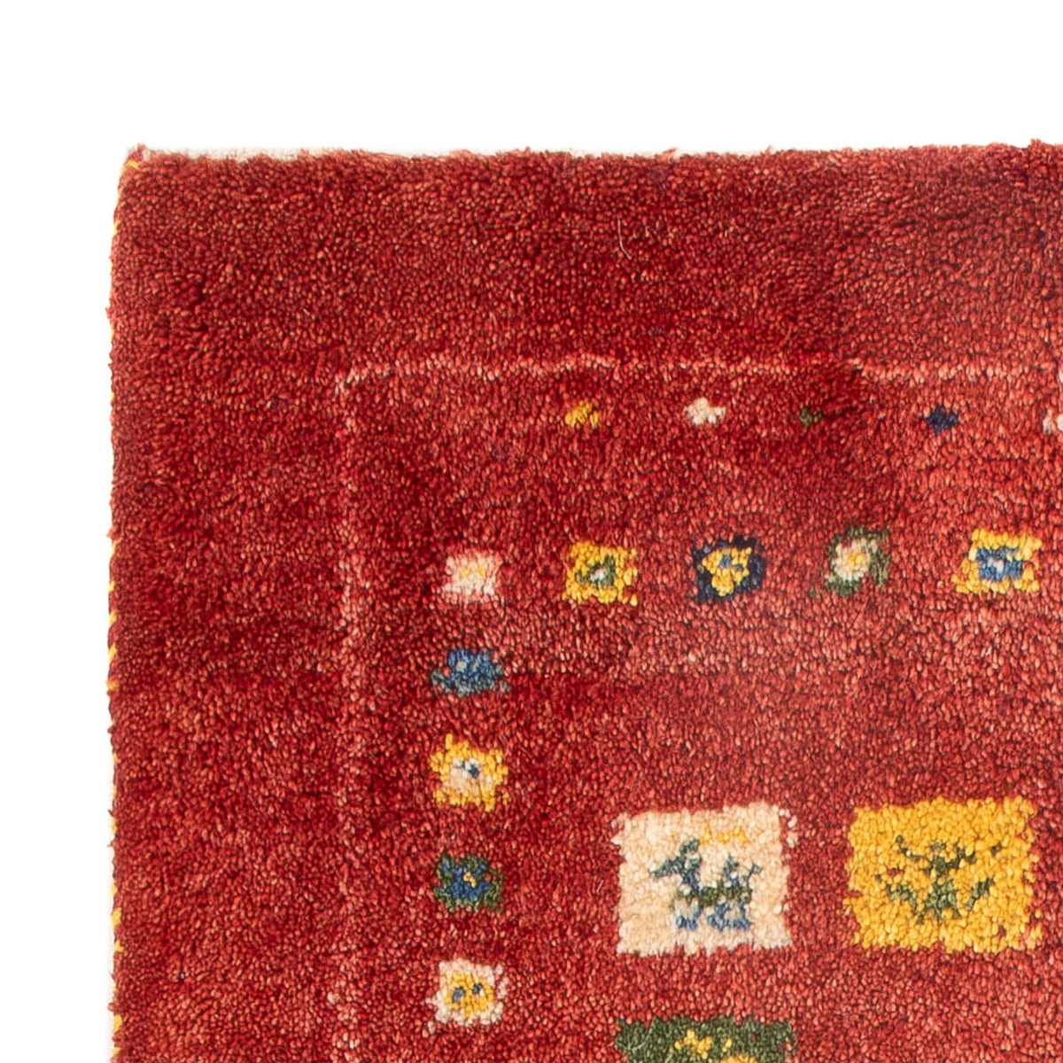 Gabbeh Persisch Teppich 59x88cm - Perserteppich Wollteppich