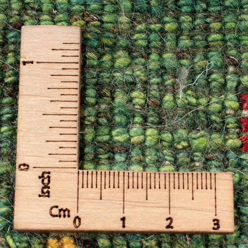 Gabbeh Persisch Teppich 40x60cm - Perserteppich Wollteppich - mehrfarbig