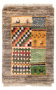 Gabbeh Persisch Teppich 40x60cm - Perserteppich Wollteppich - mehrfarbig