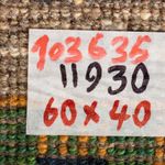 Gabbeh Persisch Teppich 40x60cm - Perserteppich Wollteppich - mehrfarbig