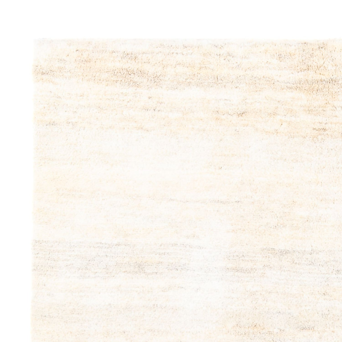 Gabbeh Persisch Teppich 156x196cm - Perserteppich Wollteppich - naturweiß