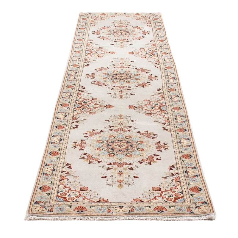 Keshan Teppich 78x360cm - Perserteppich - creme