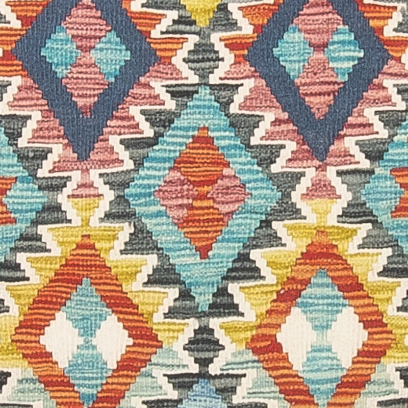 Kelim Maimene Teppich 80x281cm - mehrfarbig