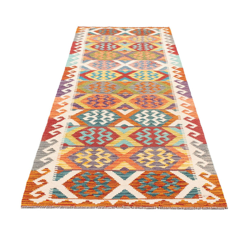 Kelim Maimene Teppich 82x294cm - mehrfarbig