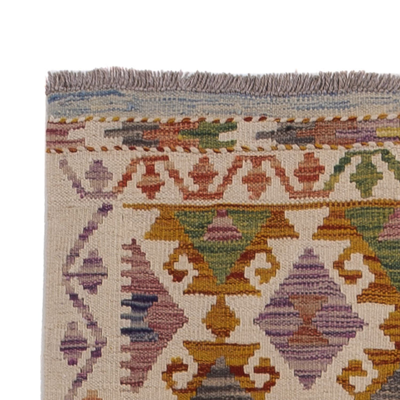 Kelim Maimene Teppich 81x301cm - mehrfarbig
