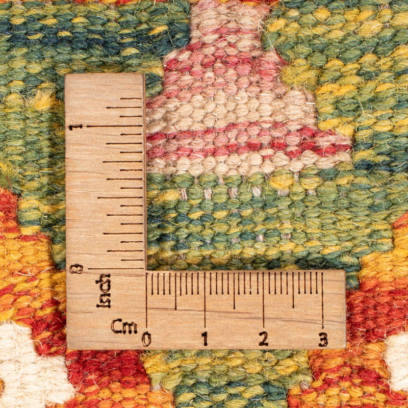Kelim Maimene Teppich 81x301cm - mehrfarbig