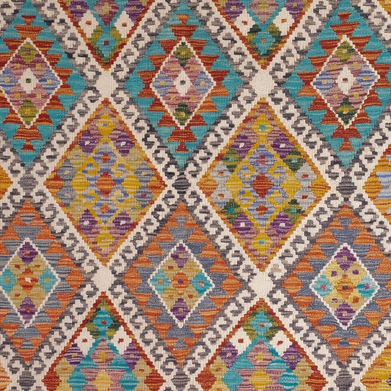 Kelim Maimene Teppich 153x246cm - mehrfarbig