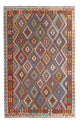 Kelim Maimene Teppich 200x299cm - mehrfarbig