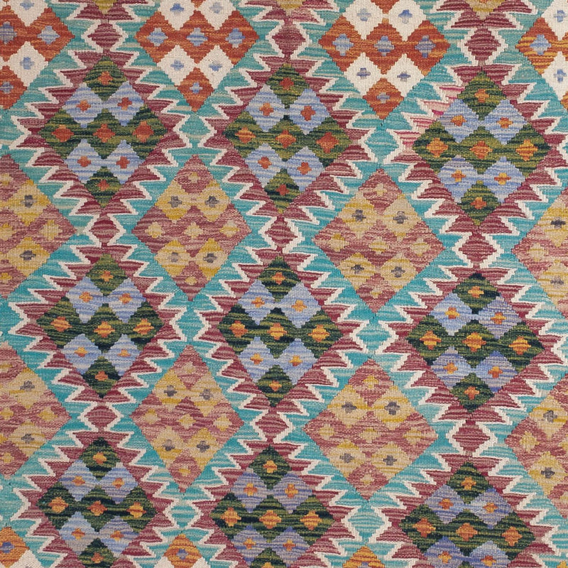 Kelim Maimene Teppich 195x285cm - mehrfarbig