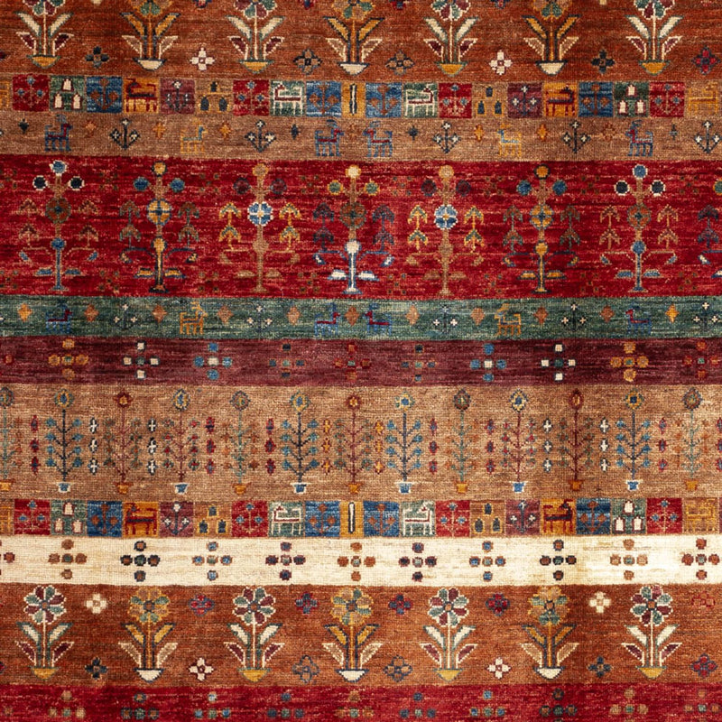 Gabbeh Teppich - Loribaft Perser - 173 x 250 cm - mehrfarbig