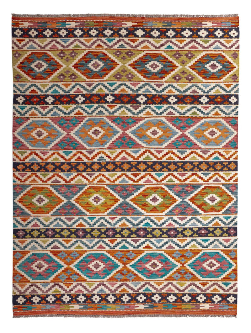 Kelim Maimene Teppich 152x198cm - mehrfarbig