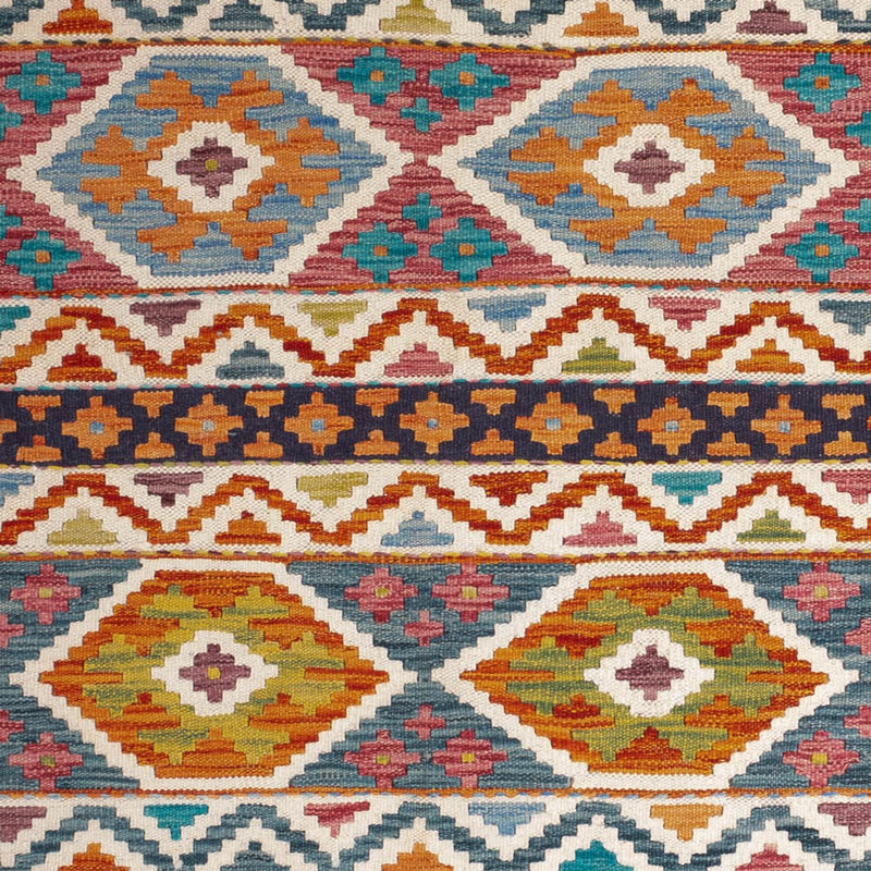 Kelim Maimene Teppich 152x198cm - mehrfarbig