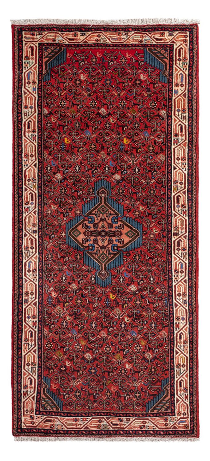 Sarough Teppich 79x185cm - Perserteppich - dunkelrot