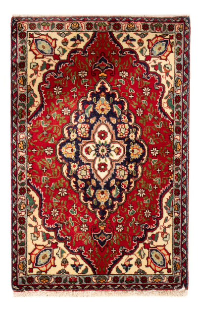 Täbriz Teppich 56x86cm - Perserteppich - rot