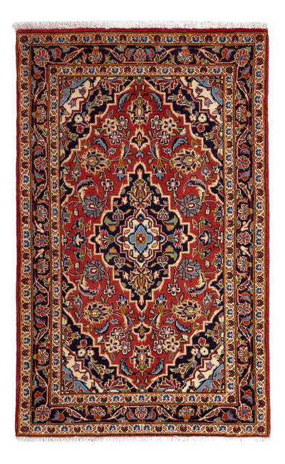 Keshan Teppich 69x111cm - Perserteppich - dunkelgrau
