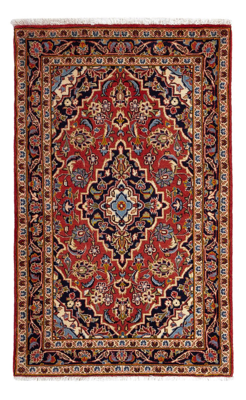 Keshan Teppich 69x111cm - Perserteppich - dunkelgrau