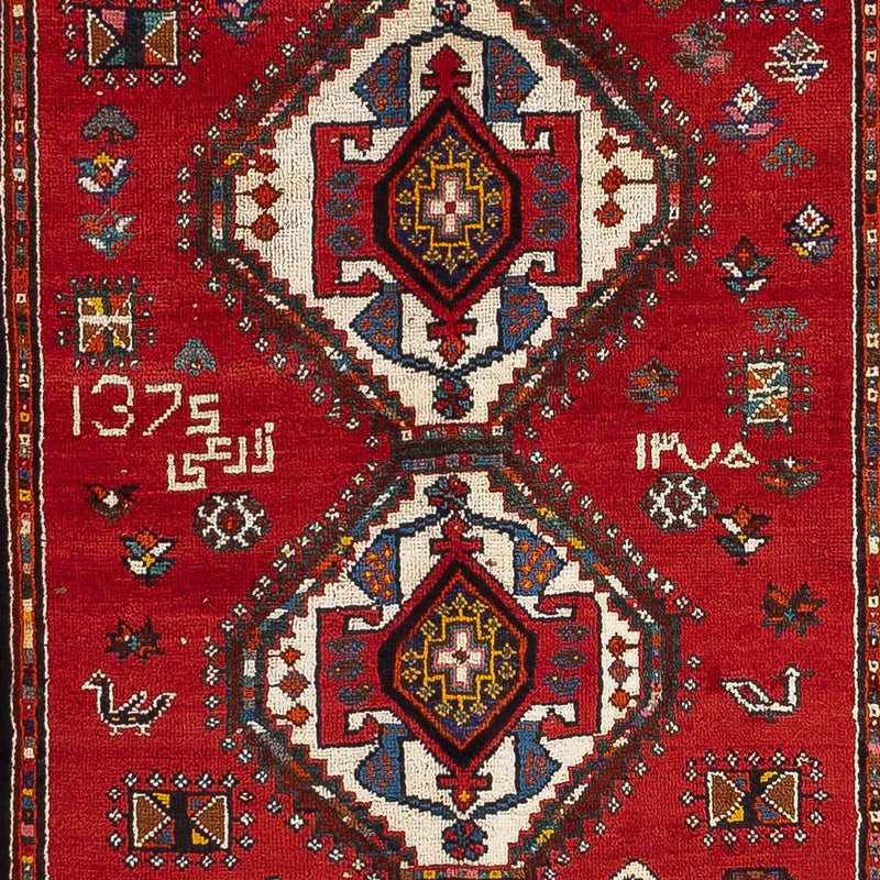 Ghashghai Teppich 143x237cm - Perserteppich - rot