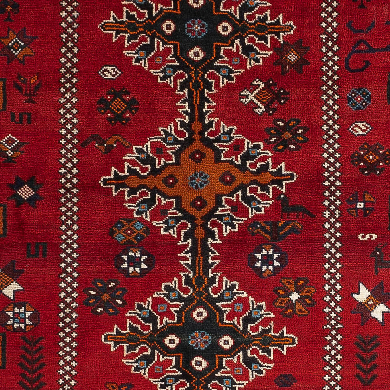 Ghashghai Teppich 162x257cm - Perserteppich - rot