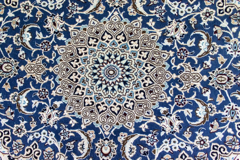 Nain Teppich 89x135cm - Perserteppich - blau