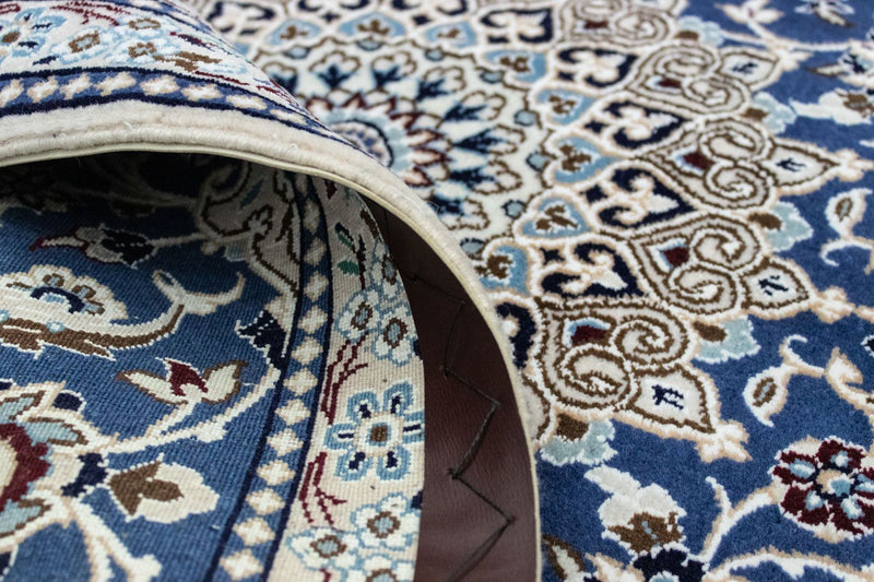 Nain Teppich 89x135cm - Perserteppich - blau