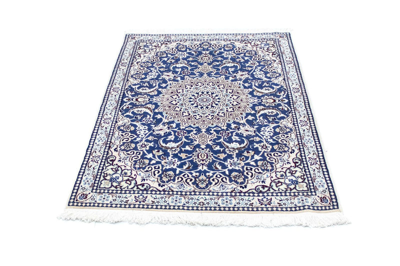 Nain Teppich 89x135cm - Perserteppich - blau