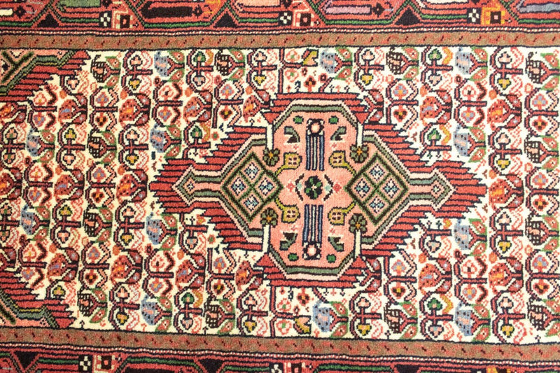 Hamadan Teppich 83x135cm - Perserteppich - braun