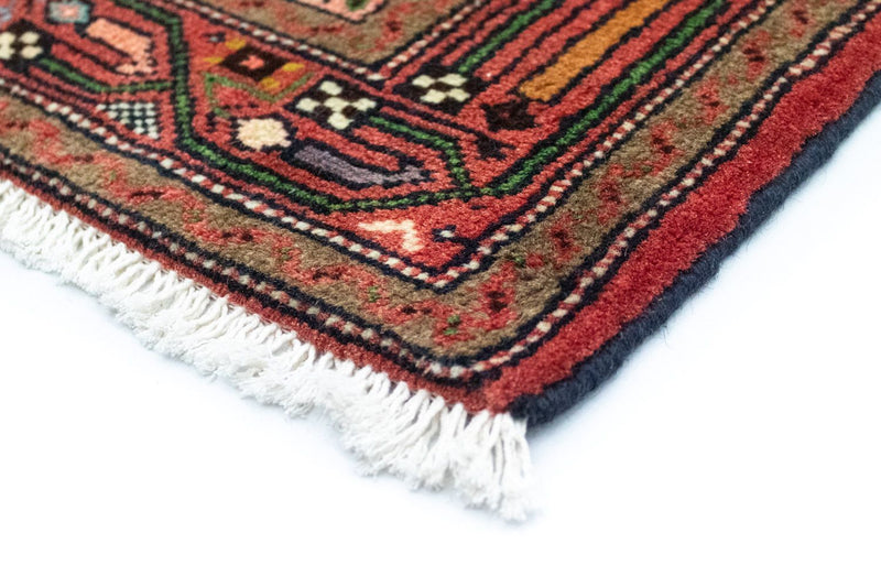 Hamadan Teppich 83x135cm - Perserteppich - braun