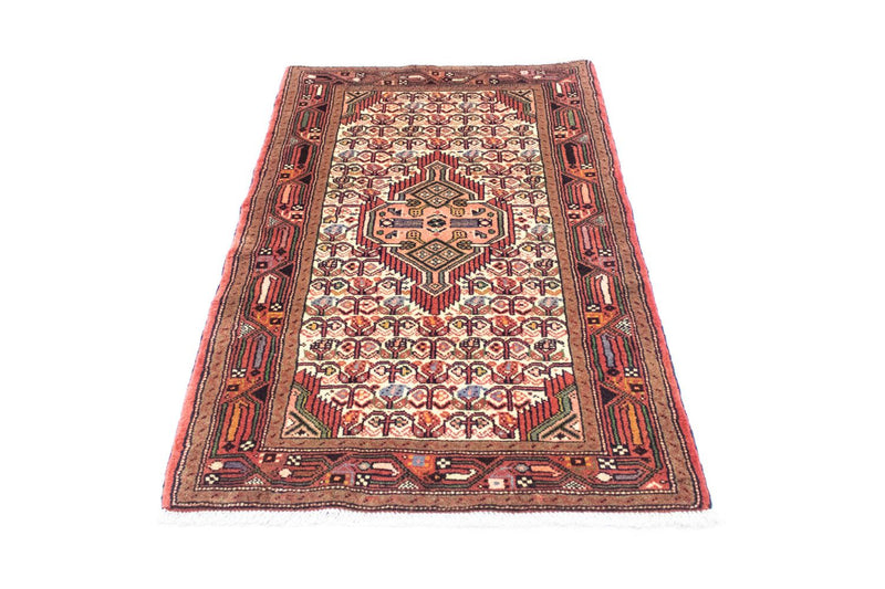 Hamadan Teppich 83x135cm - Perserteppich - braun