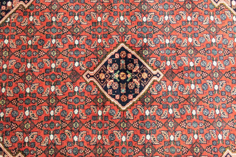 Hosseinabad Teppich 104x157cm - Perserteppich - rot