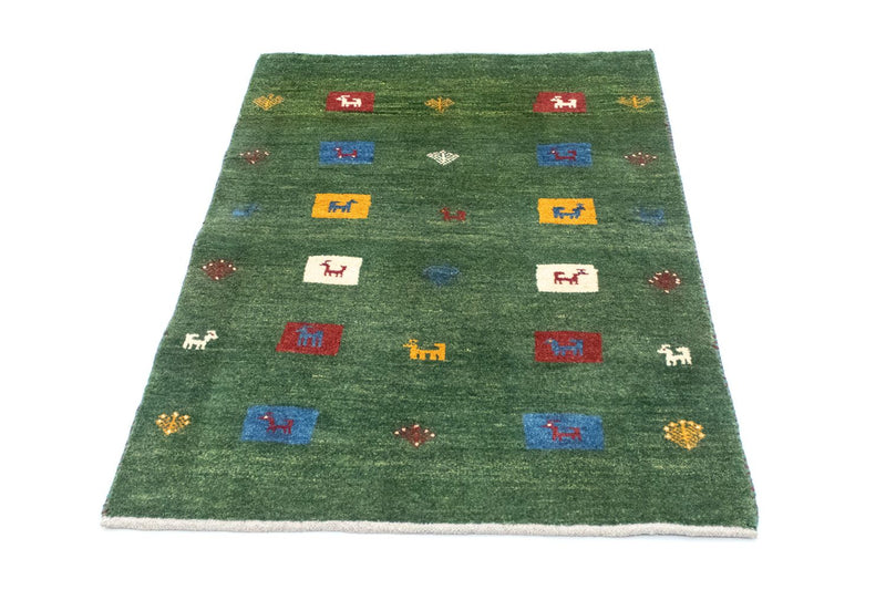 Gabbeh Persisch Teppich 92x128cm - Perserteppich Wollteppich