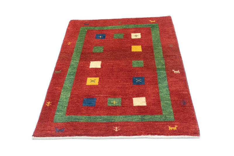 Gabbeh Teppich - Kaschkuli Perser 82 x 120 cm - orange