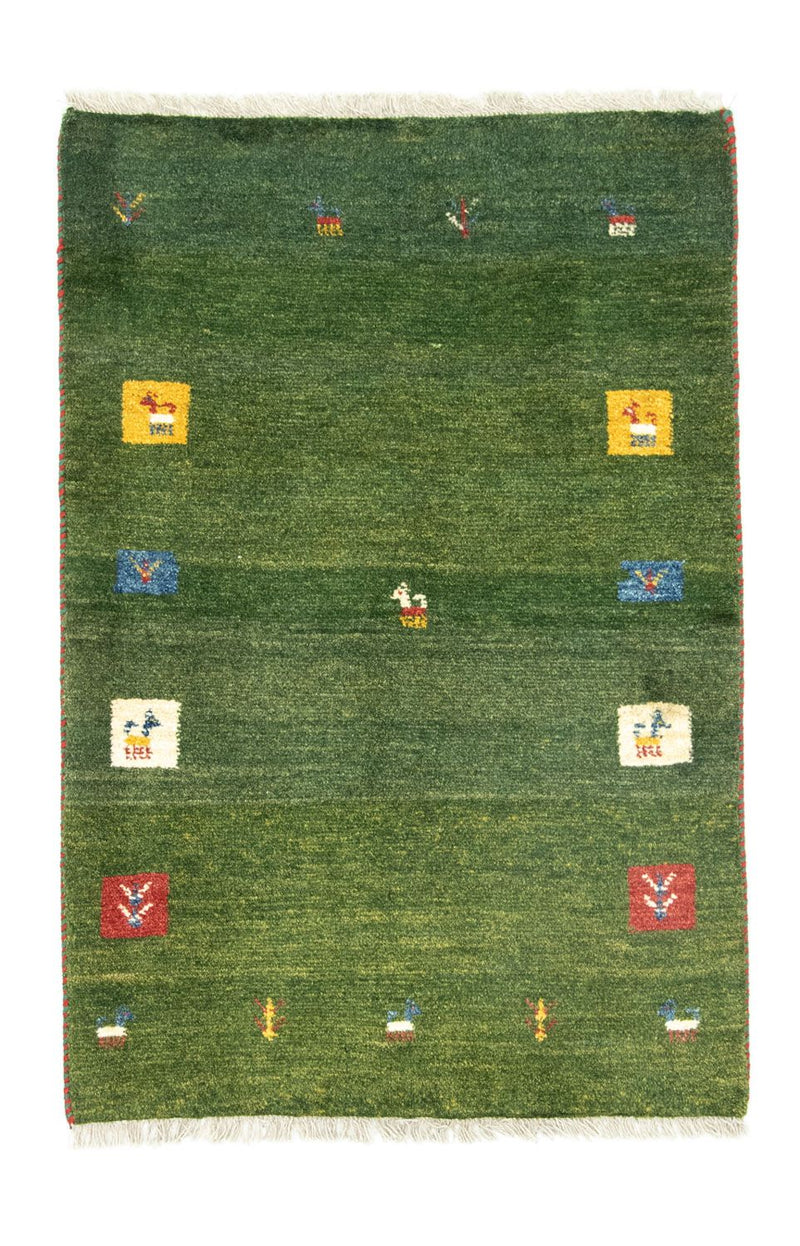 Ghashghai Teppich 80x120cm - Perserteppich - grün
