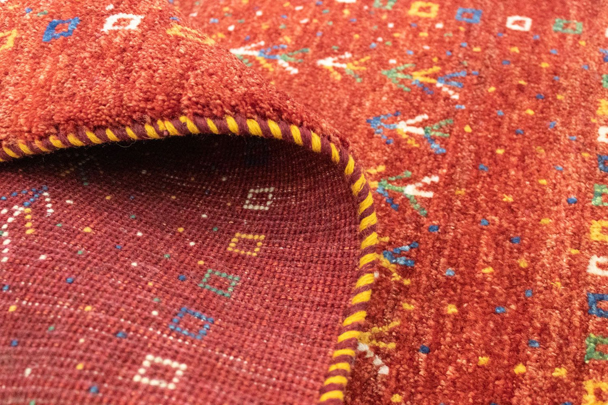 Gabbeh Teppich - Kaschkuli Perser 80 x 125 cm - orange