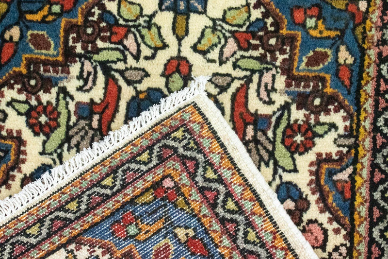 Hamadan Teppich 60x90cm - Perserteppich - beige