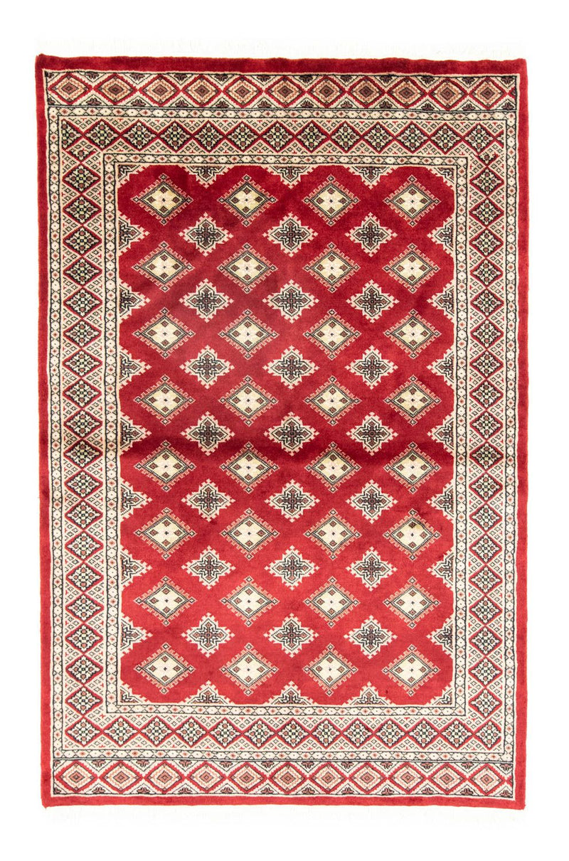 Pakistan Teppich 125x181cm - Orientteppich - rot