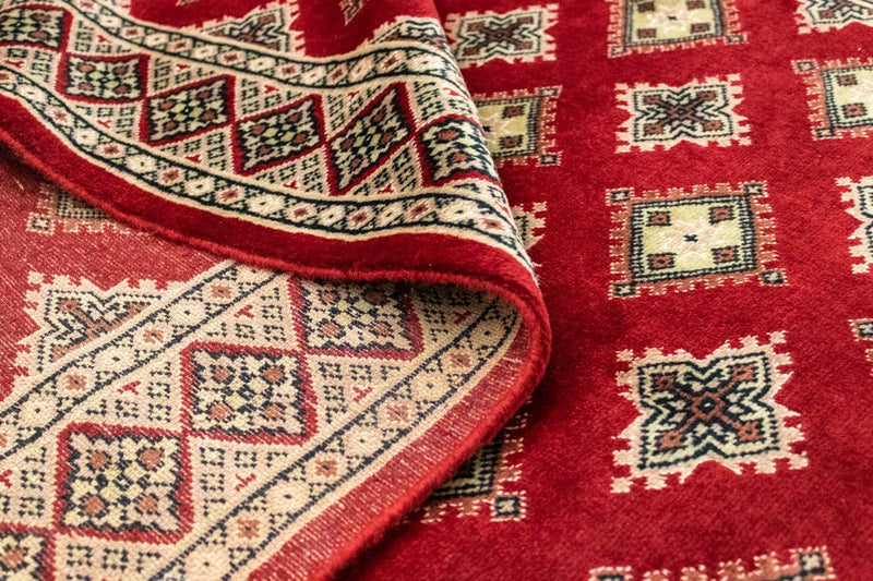 Pakistan Teppich 125x181cm - Orientteppich - rot