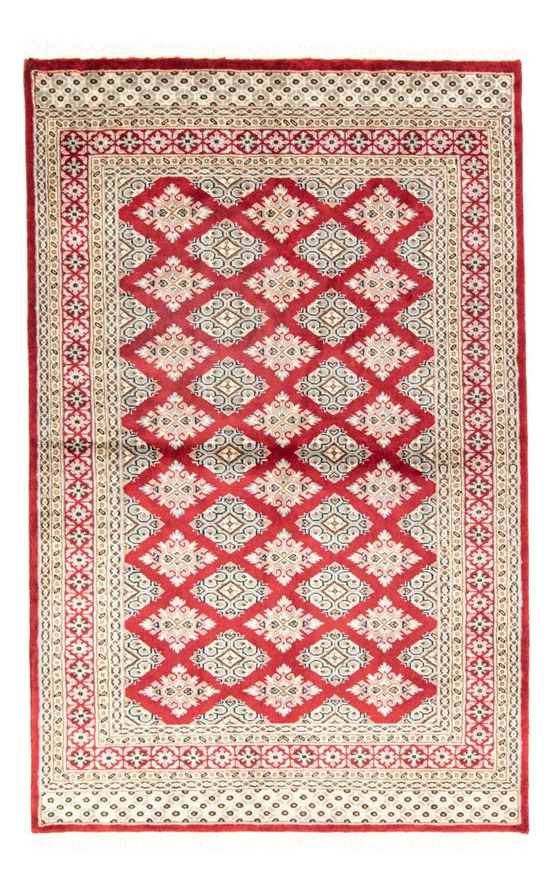Pakistan Teppich 124x182cm - Orientteppich - rot