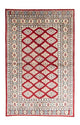 Pakistan Teppich 123x180cm - Orientteppich - rot