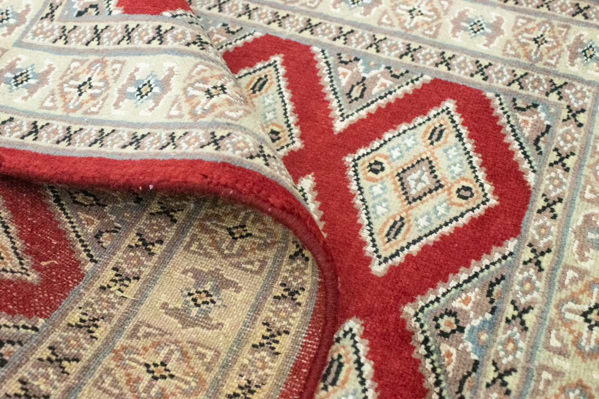 Pakistan Teppich 63x93cm - Orientteppich - rot