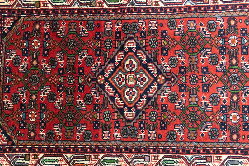Hosseinabad Teppich 83x130cm - Perserteppich - rot