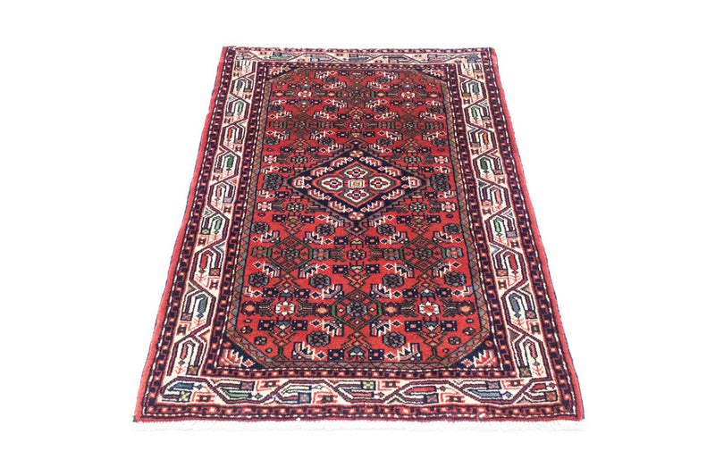 Hosseinabad Teppich 83x130cm - Perserteppich - rot