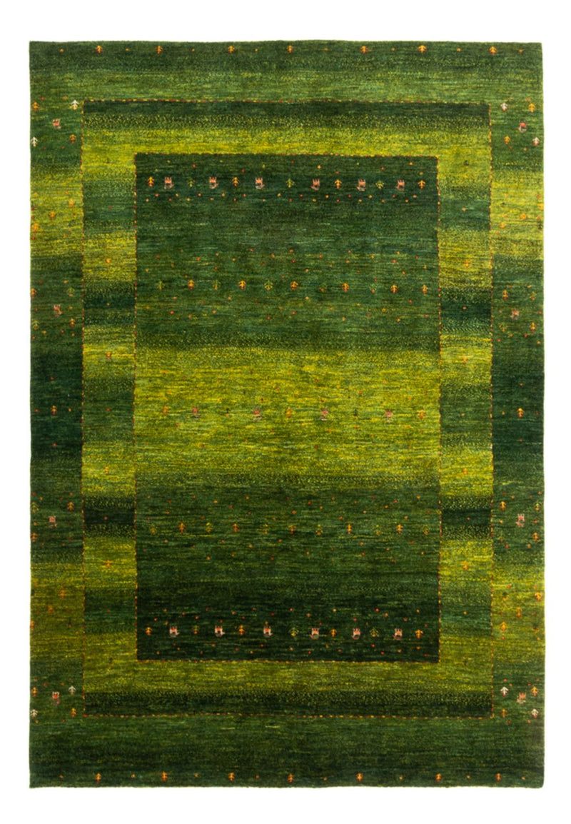 Gabbeh Teppich - Loribaft Perser - 172 x 238 cm - grün