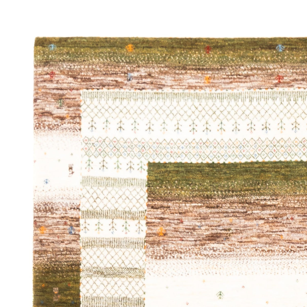 Gabbeh Teppich - Loribaft Perser - 172 x 239 cm - natur