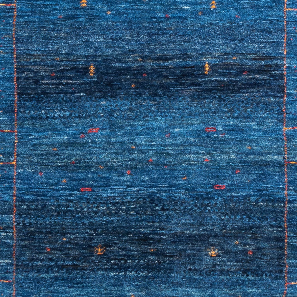 Gabbeh Teppich - Loribaft Perser - 120 x 174 cm - blau