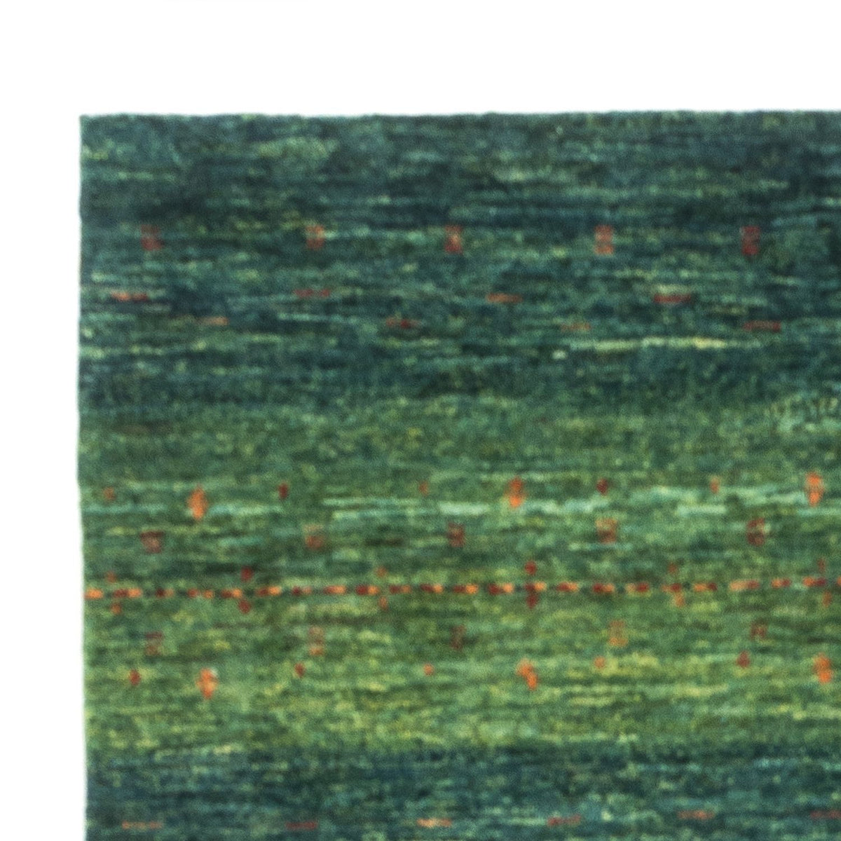 Loribaft Teppich Perser 107x152cm - Orientteppich - grün